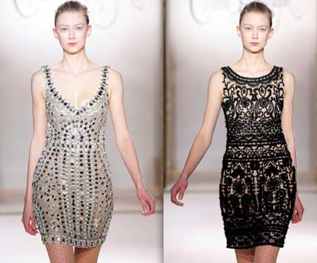 Dresses designed by Collette Dinnigan