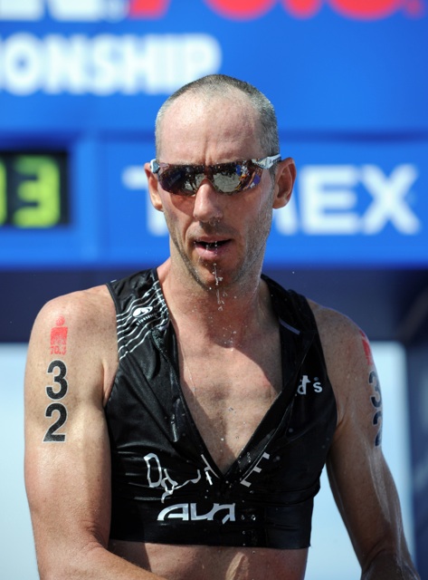  Bevan Docherty in action at the IRONMAN 70.3 World Championships last month.
