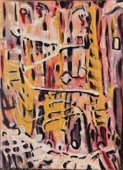 'WEF Future cities - ah, no thanks' acrylics on canvas c.2012