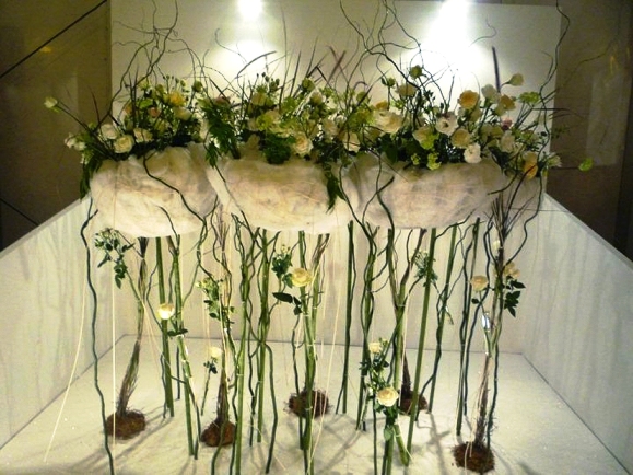 Award-winning international floral art designer Franca Logan's Land of the Long White Cloud display in Malaysia last year.