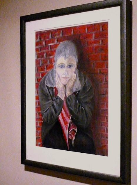 Leon Aarts – Contemplation (2002'), oils on canvas paper