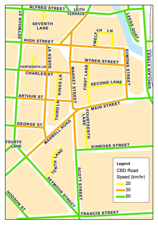 CBD Speed Map