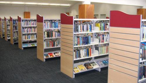 The new book shelves