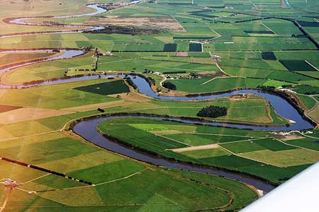 The Manawatu river just south of Palmerston North.