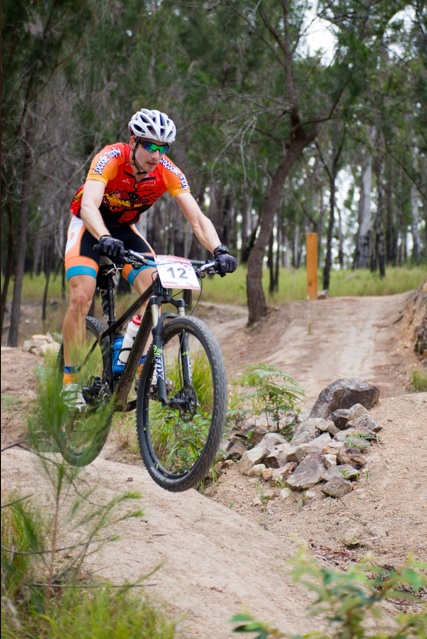 Mark Frendo makes all the right moves today, securing the leader jersey for another day.