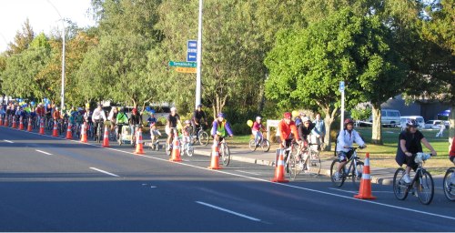 More than 255 cyclists with Mayor Rick Cooper at the helm took part in Taupo's Mayoral Bike Challenge on Wednesday.