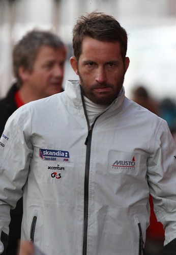 Ben Ainslie of Great Britain walks thru Fishing Boat Harbour on day 8 during the Finn gold fleet race of the 2011 ISAF Sailing World Championships on December 10, 2011 in Perth, Australia.