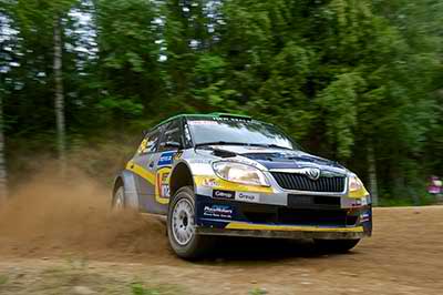 New Zealanders Hayden Paddon and John Kennard hold fourth equal place after the first day of Rally Finland among a 20-strong field in the new WRC2 category. 