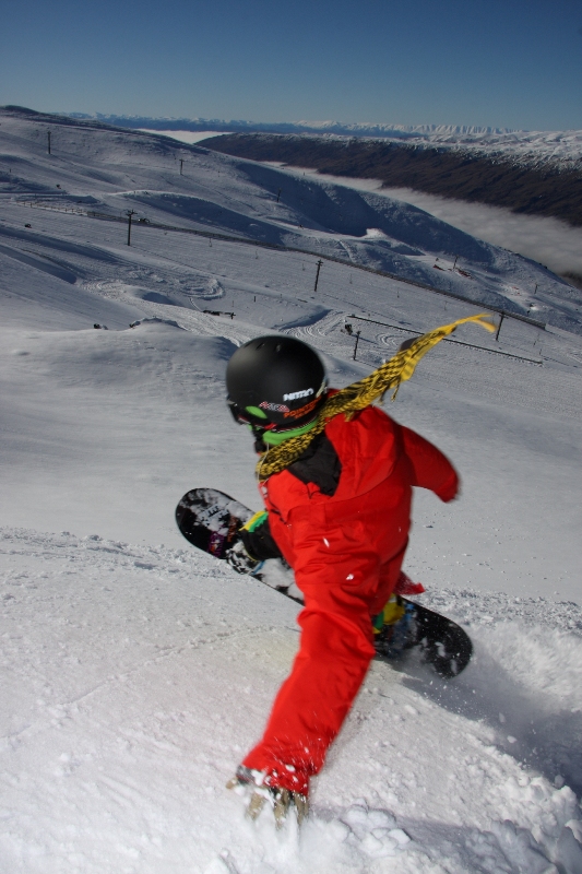 Enjoying some pre-season riding at Cardrona Alpine Resort, Lake Wanaka - New Zealand, yesterday