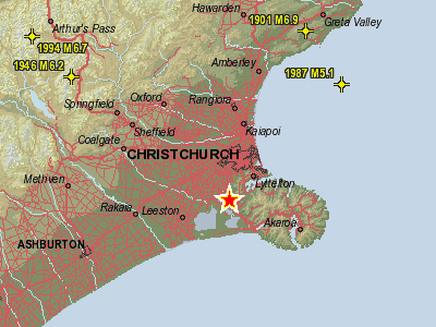 The Earthquake Location Map