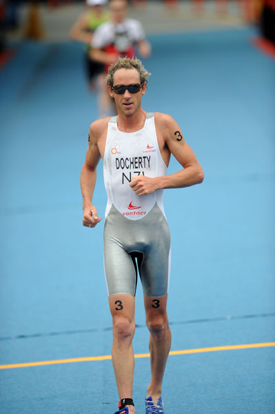 Bevan Docherty second at the triathlon World Champs