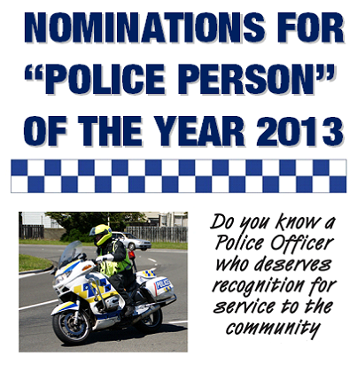 'Police Person of the Year'