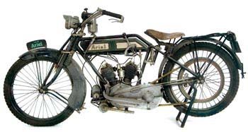 A 1915 Ariel 670cc Vee Twin bike sold for a record $35,000 at Webb�s auction in Auckland