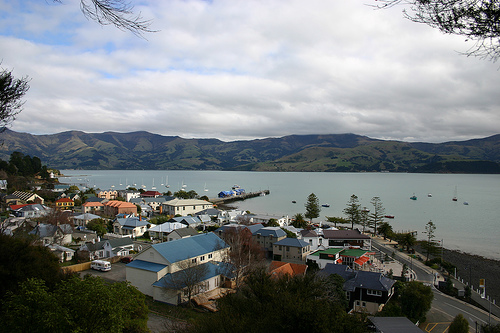 Akaroa, New Zealand - Sleepy little town