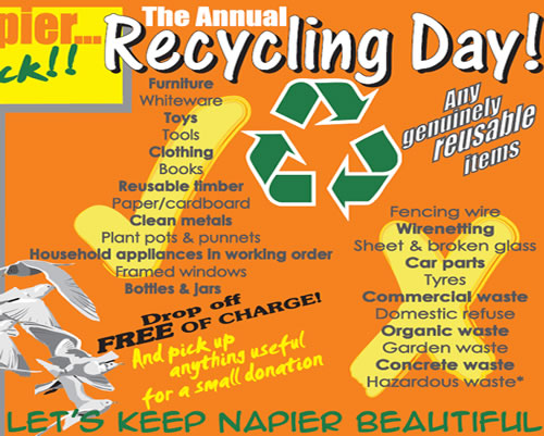 The Annual Recycling Day! poster