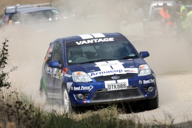 Ben Jagger and Ben Hawkins put the car to the test at Rally of Wairarapa
