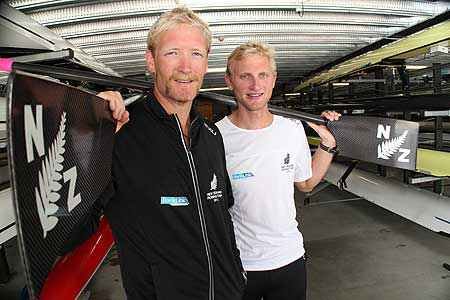 Olympic rowers Eric Murray and Hamish Bond
