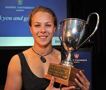 BNZ Massey University Albany Sportswoman of the Year 2010 Lisa Carrington