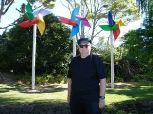 The Smiling Windmills at the 2008 shapeshifter exhibition at the Civic Gardens