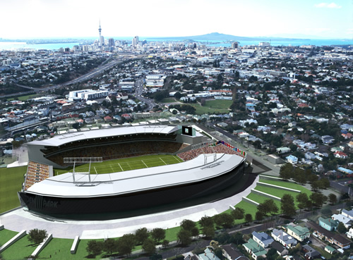 Proposed Redesign of Eden Park for the Rugby World Cup in 2011