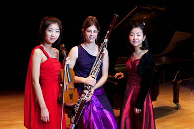 Finalists Stella Kim (left), Natasha Port and Nayoung (Jane) Koo