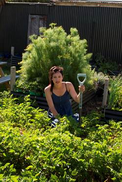 NZ Gardener of the Year 2011 Jade Temepara.