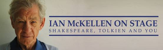 Ian McKellen on Stage banner