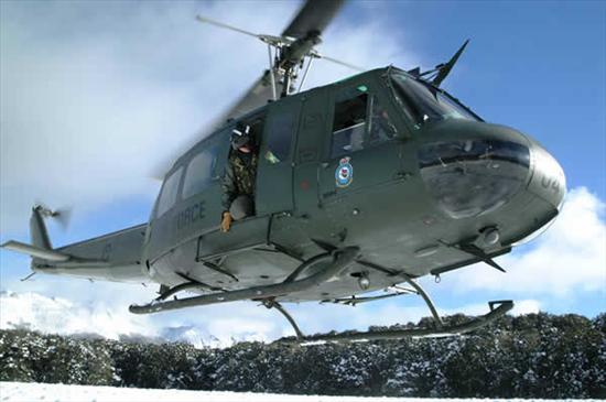 A helicopter like this will be visting schools in the North Island