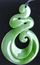 Greenstone Jade Maori Hei Matau Pendant