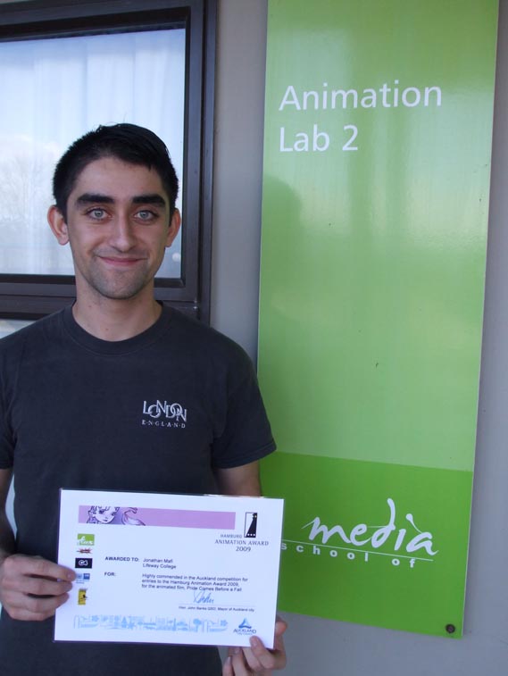 Lifeway College 3D Animation student, Jonathan Mafi