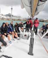 England team sails Waitemata Harbour