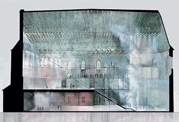 A poster of her work showing the multi-level atmospheric design.
