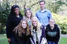 Michigan State University students with Professor Ryan Sweeder.