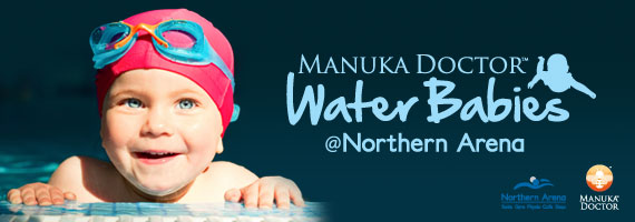 FREE BABIES SWIMMING LESSONS OVER 1200 BABIES SWIMMING LESSONS PROUDLY SPONSORED BY MANUKA DOCTOR