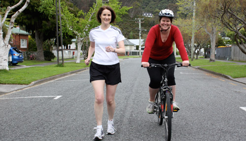 Lower Hutt mothers Liz Whiteside and Antonia Haythornthwaite.