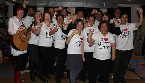 The Hutt City Council Kapa Haka group 