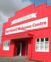 Northland's red welcome shed greets RWC visitors