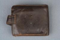 A brown wallet located in a Police search at Wellington Railway Station.