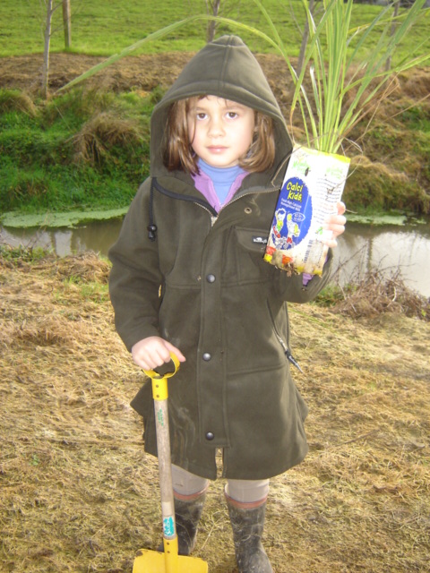 Jasmin Bills on one of our planting days