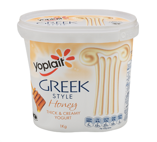 Yoplait Greek Honey yoghurt