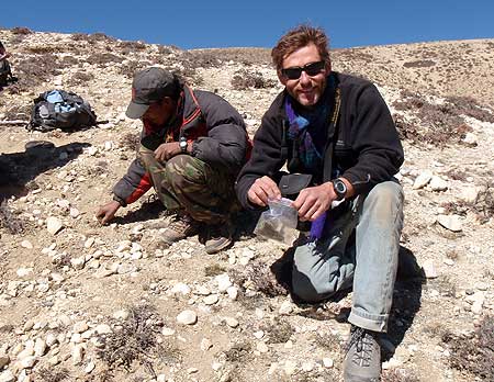 Professor David Raubenheimer in Nepalese Himalaya