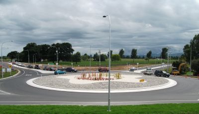 The Tatuanui Roundabout at the intersection of SH26/27.