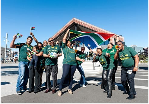 Getting ready to welcome the world champion Springboks on 5 September.